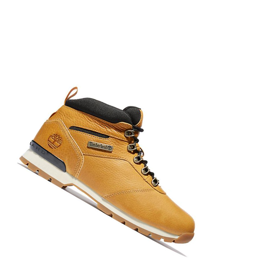 Botas Montaña Timberland Splitrock Mid Hiker Hombre Amarillo | ES-OBKAT41