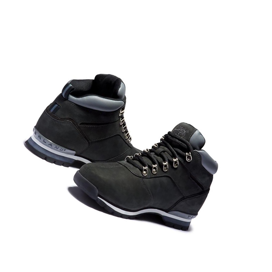 Botas Montaña Timberland Splitrock Nubuck Mid Hiker Hombre Negras | ES-AYKFM19