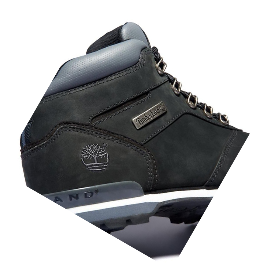 Botas Montaña Timberland Splitrock Nubuck Mid Hiker Hombre Negras | ES-AYKFM19