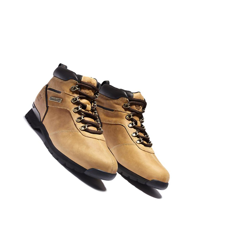 Botas Montaña Timberland Splitrock Nubuck Mid Hiker Hombre Amarillo | ES-MLFRD37