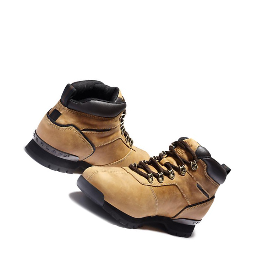 Botas Montaña Timberland Splitrock Nubuck Mid Hiker Hombre Amarillo | ES-MLFRD37