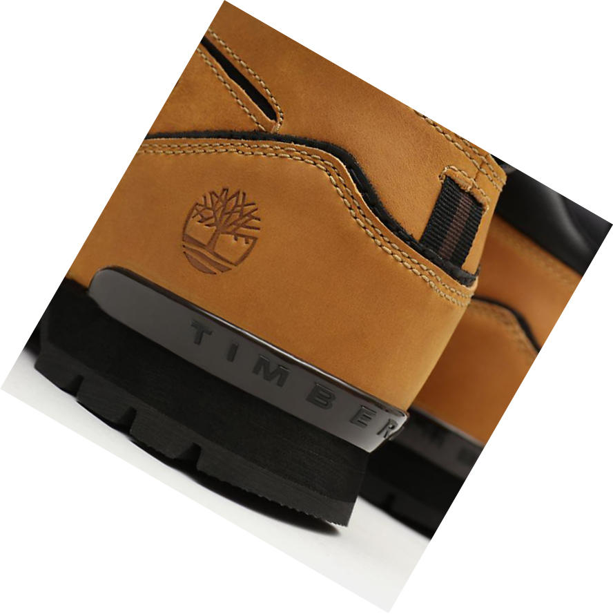 Botas Montaña Timberland Splitrock Nubuck Mid Hiker Hombre Amarillo | ES-MLFRD37