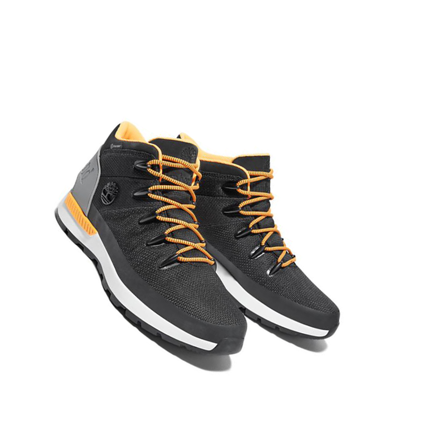 Botas Montaña Timberland Sprint Trekker Chukka Hombre Negras Naranjas | ES-WVDUA98