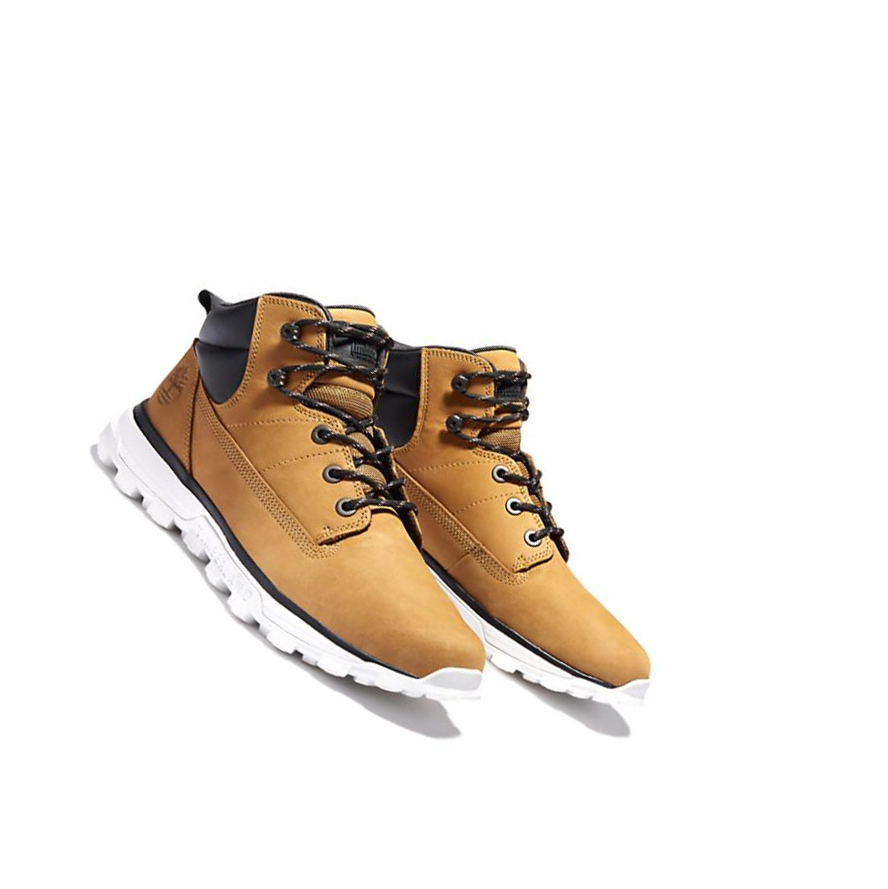 Botas Montaña Timberland Treeline Chukka Hombre Amarillo | ES-LIZRN79