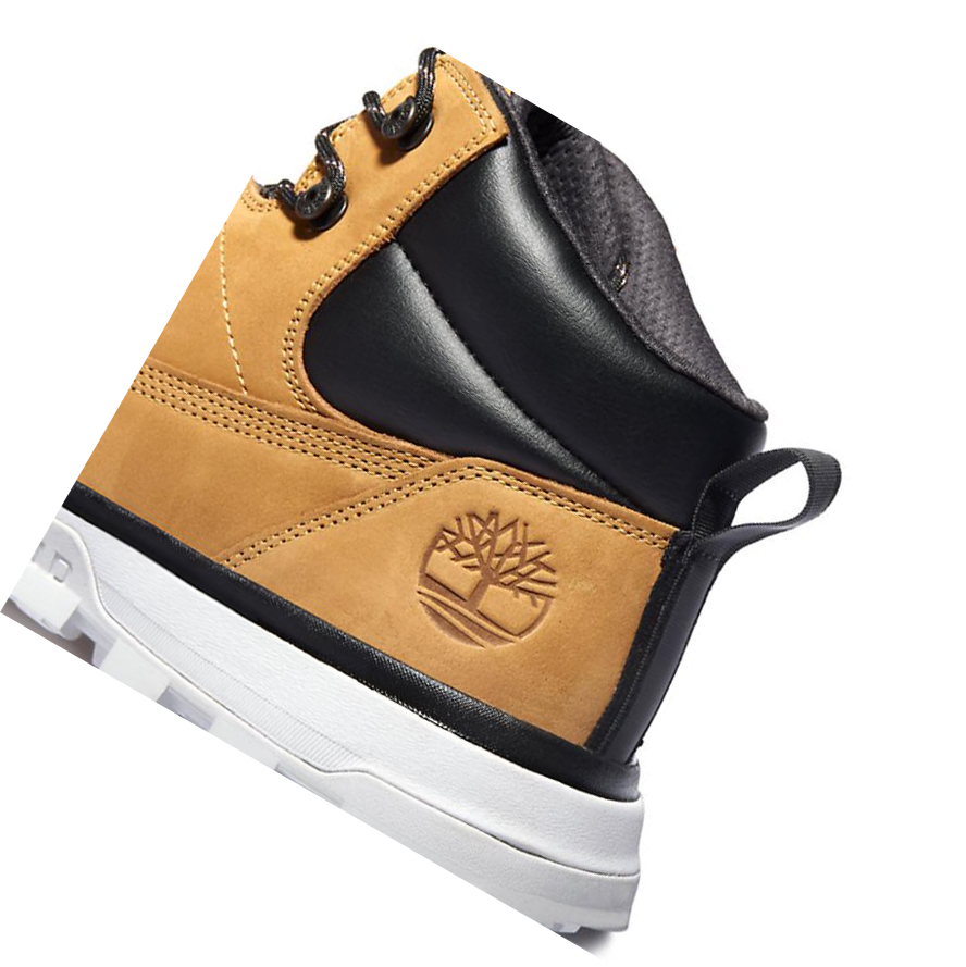 Botas Montaña Timberland Treeline Chukka Hombre Amarillo | ES-LIZRN79