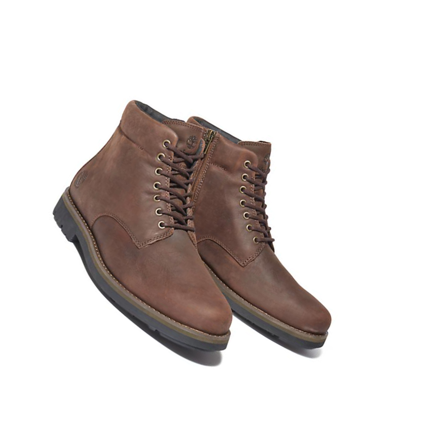 Botas de Invierno Timberland Alden Brook Side-Zip Hombre Marrones Oscuro | ES-WHJID27