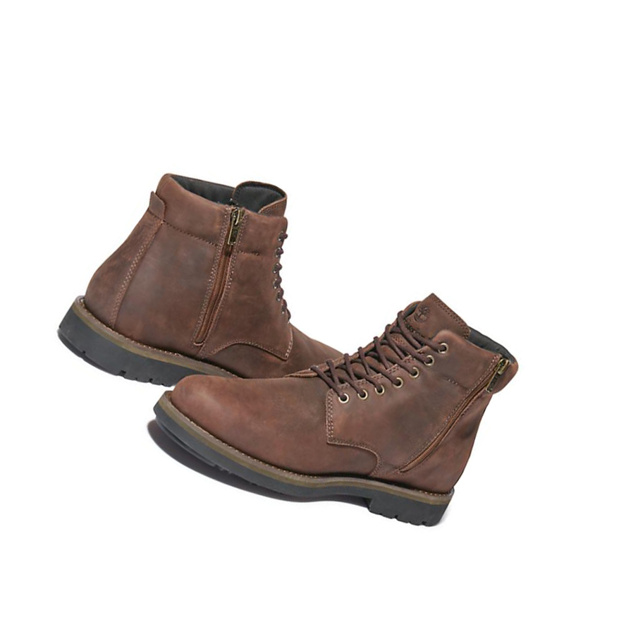 Botas de Invierno Timberland Alden Brook Side-Zip Hombre Marrones Oscuro | ES-WHJID27