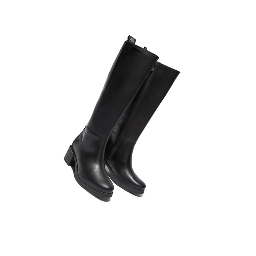 Botas de Invierno Timberland Dalston Vibe Altas Mujer Negras | ES-GIWUE98