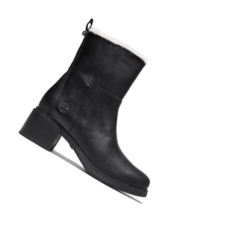 Botas de Invierno Timberland Dalston Vibe Invierno Mujer Negras | ES-IOTJR06