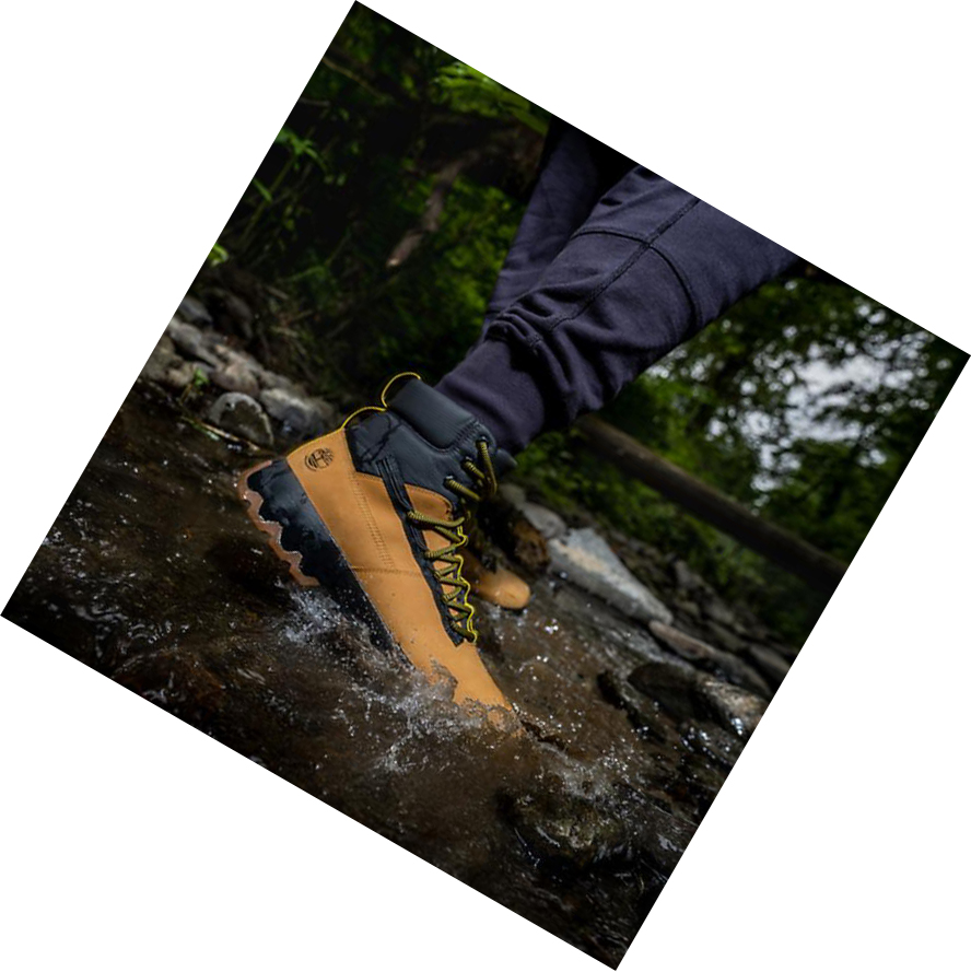 Botas de Invierno Timberland GreenStride™ Edge Hombre Amarillo | ES-QBVCA63