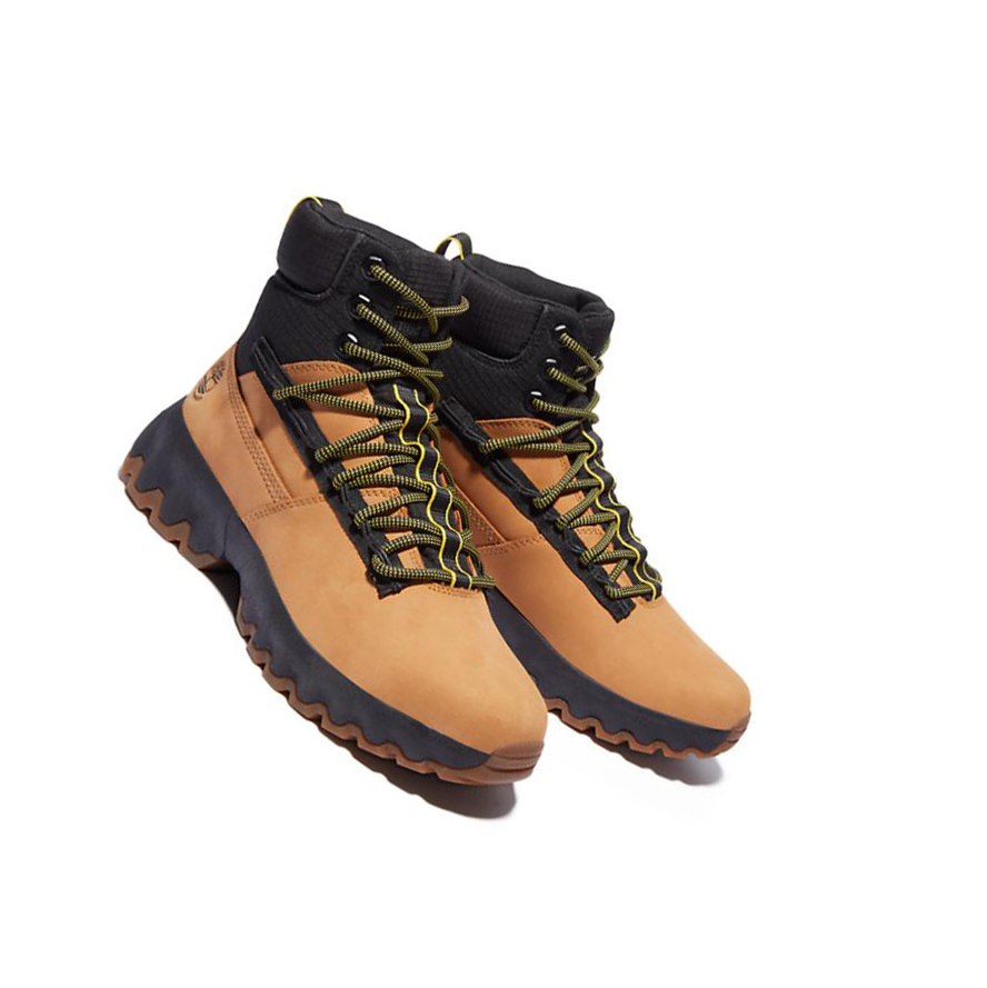 Botas de Invierno Timberland GreenStride™ Edge Hombre Amarillo | ES-QBVCA63