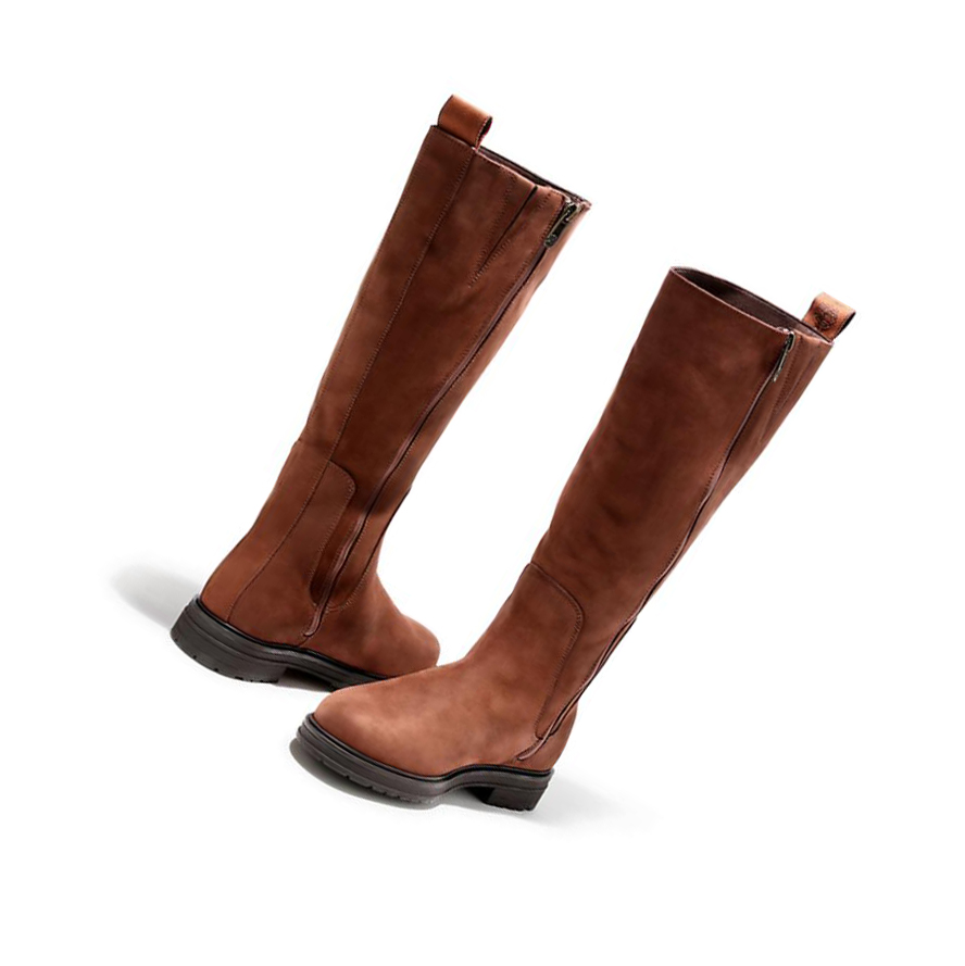 Botas de Invierno Timberland Hannover Hill Altas Mujer Marrones | ES-YTXIZ78