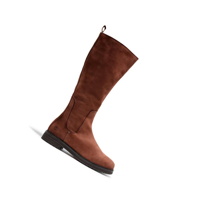 Botas de Invierno Timberland Hannover Hill Altas Mujer Marrones | ES-YTXIZ78