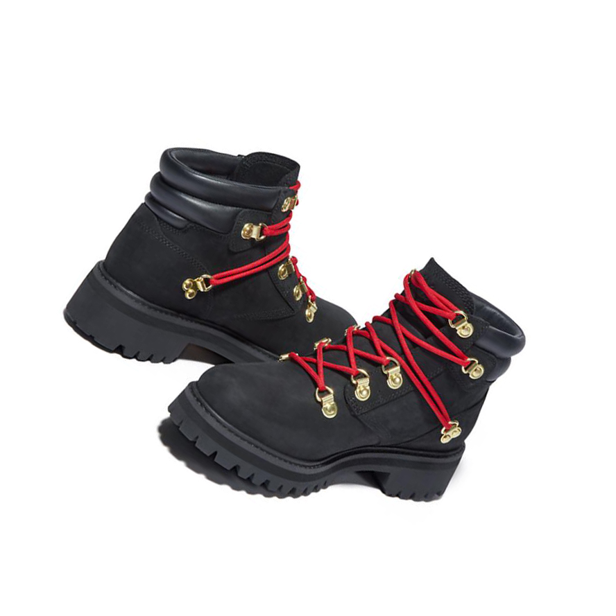 Botas de Invierno Timberland Limited Heritage Luxe Impermeables Mujer Negras | ES-EGONM72