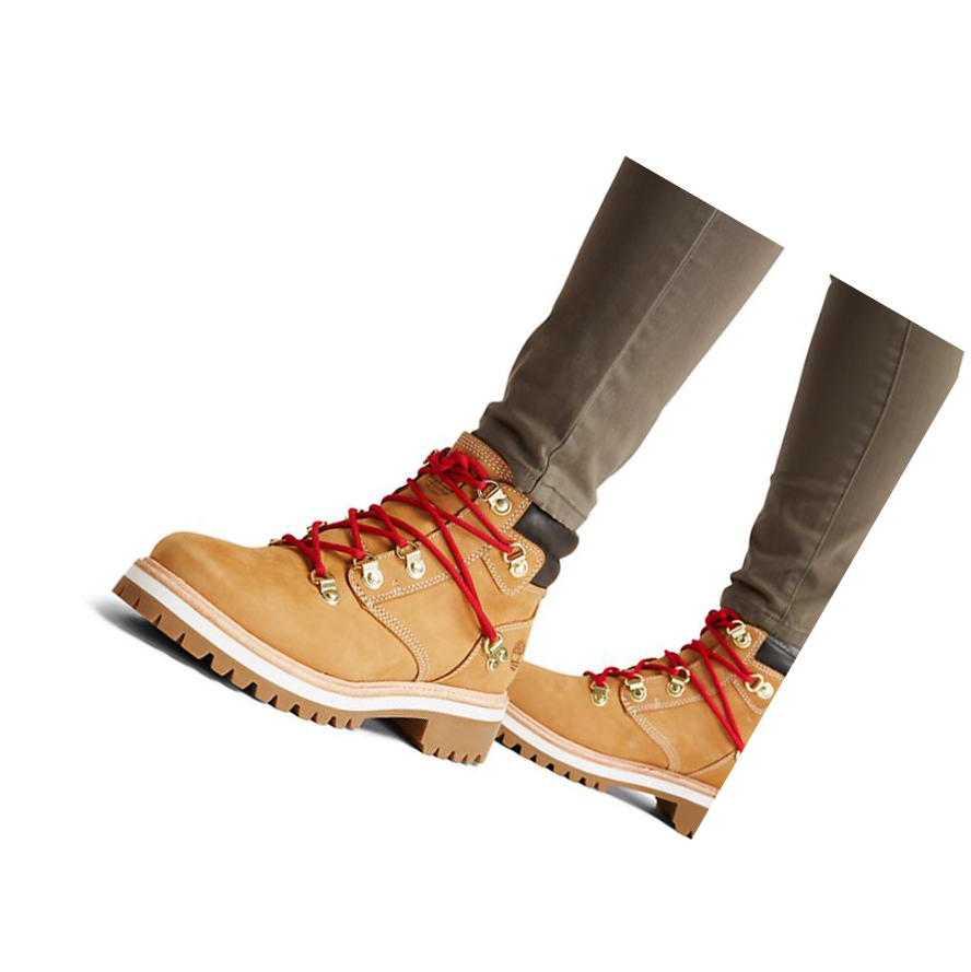 Botas de Invierno Timberland Limited Heritage Luxe Impermeables Mujer Amarillo | ES-UPHWV89