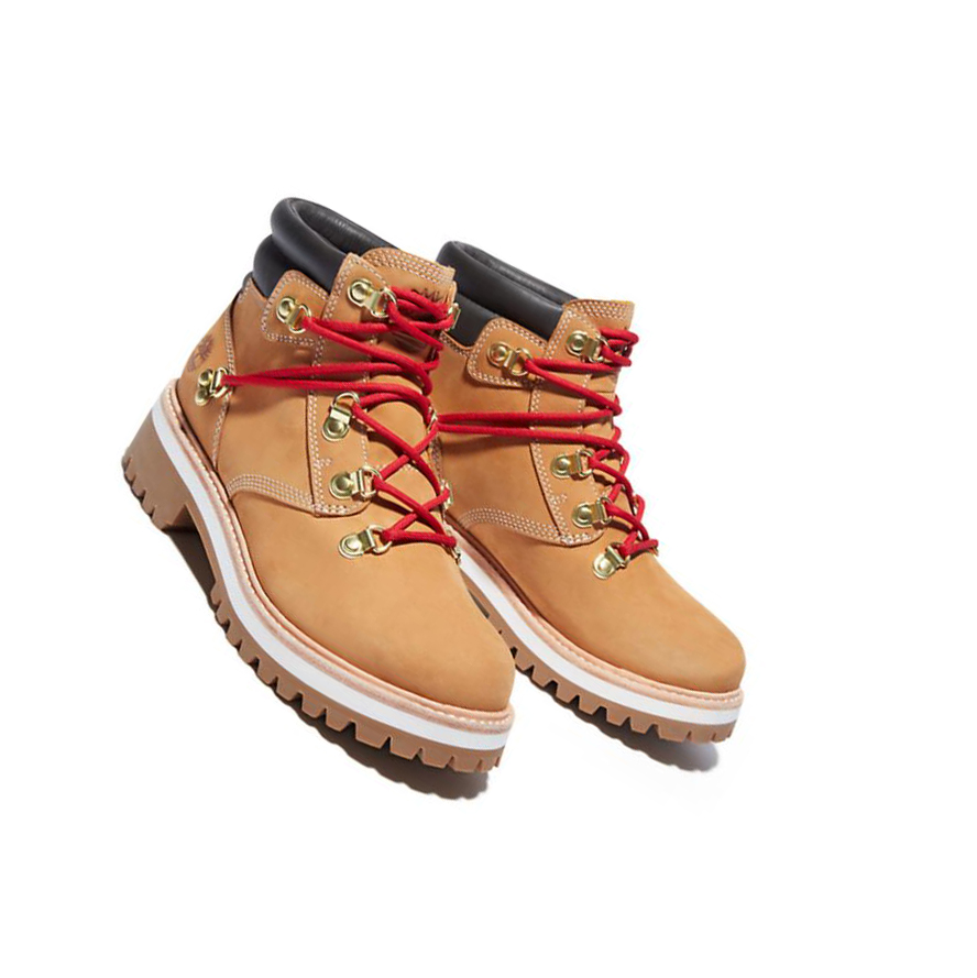 Botas de Invierno Timberland Limited Heritage Luxe Impermeables Mujer Amarillo | ES-UPHWV89