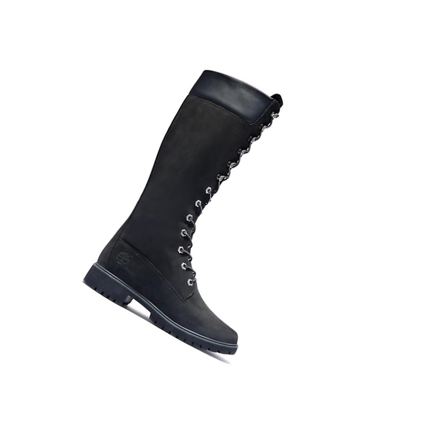 Botas de Invierno Timberland Premium14 Inch Mujer Negras | ES-EGSBH54