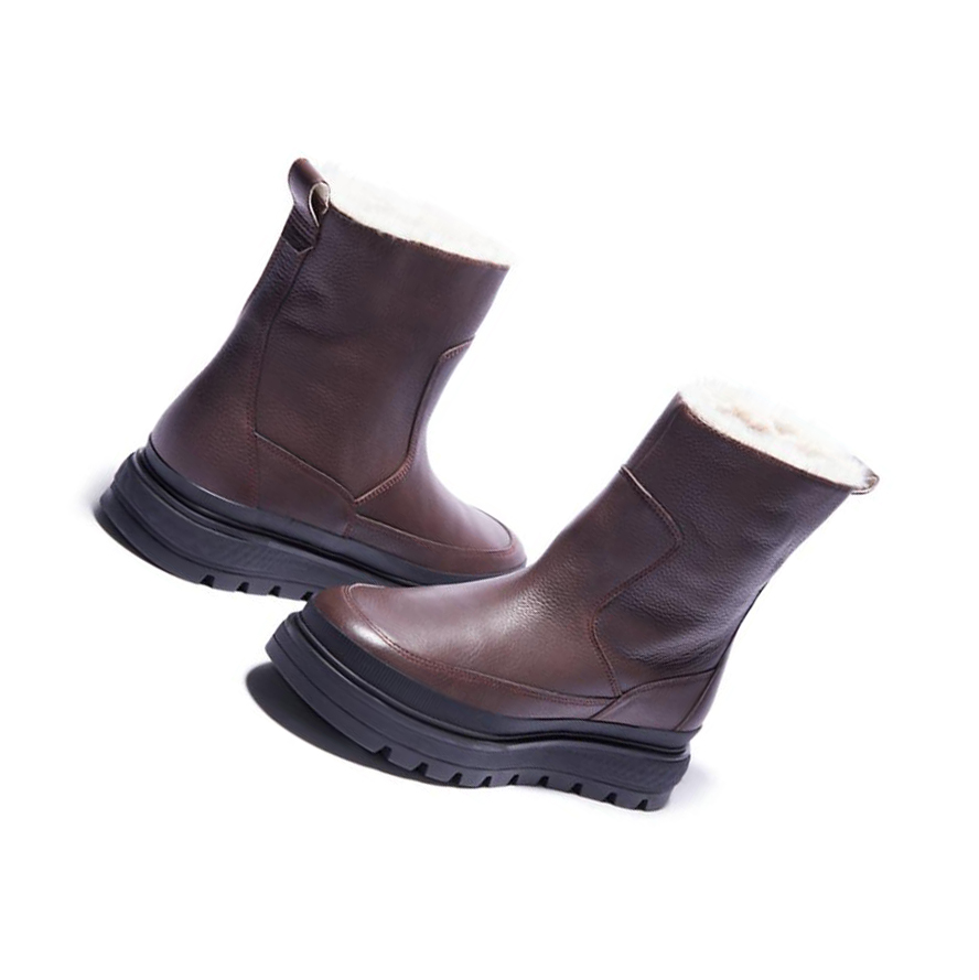 Botas de Invierno Timberland Ray City Warm-Forro Mujer Marrones Oscuro | ES-JTEMP59