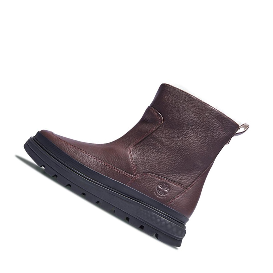 Botas de Invierno Timberland Ray City Warm-Forro Mujer Marrones Oscuro | ES-JTEMP59