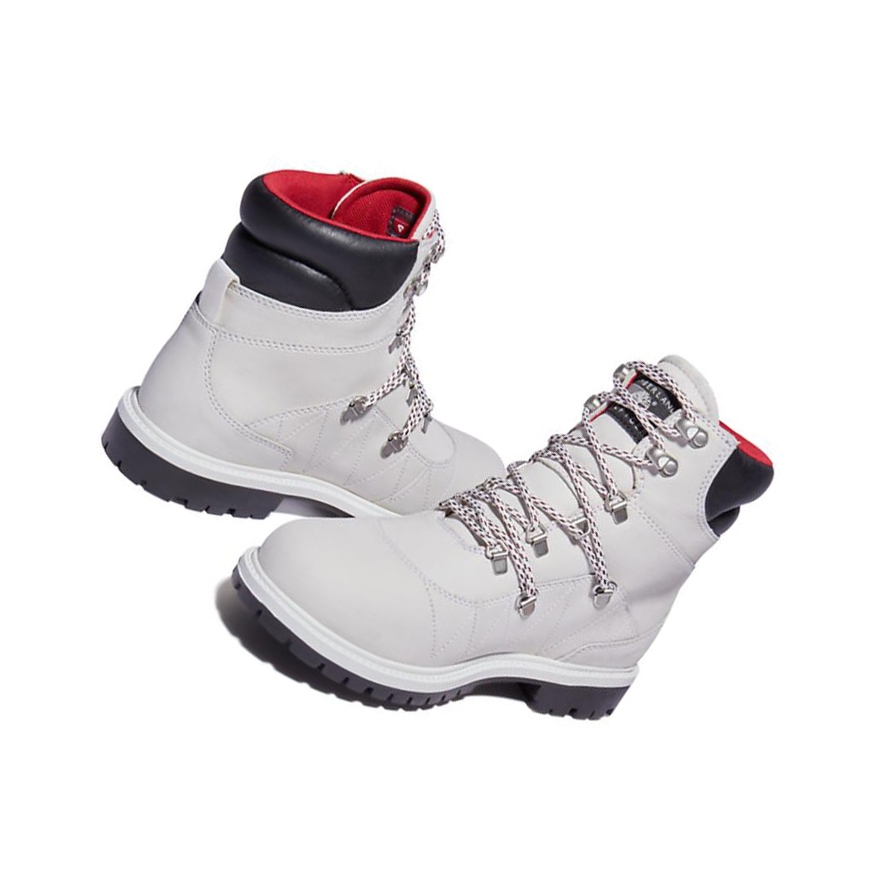 Botas de Invierno Timberland Tommy Hilfiger x Timberland® Re-imagined 110 EK+ Hiker Mujer Blancas | ES-CSGDM94