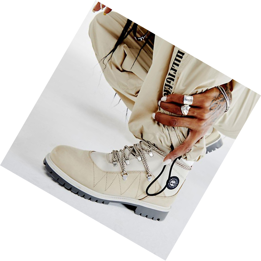 Botas de Invierno Timberland Tommy Hilfiger x Timberland® Re-imagined 110 EK+ Hiker Hombre Beige | ES-TCWMI15