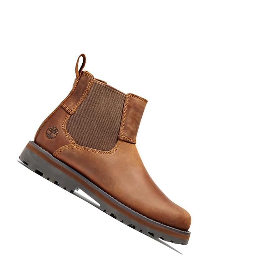 Botines Chelsea Timberland Courma Kid Niños Marrones | ES-EFGHR97