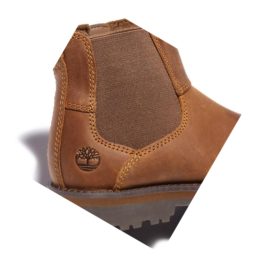 Botines Chelsea Timberland Courma Kid Niños Marrones | ES-OVAYP62