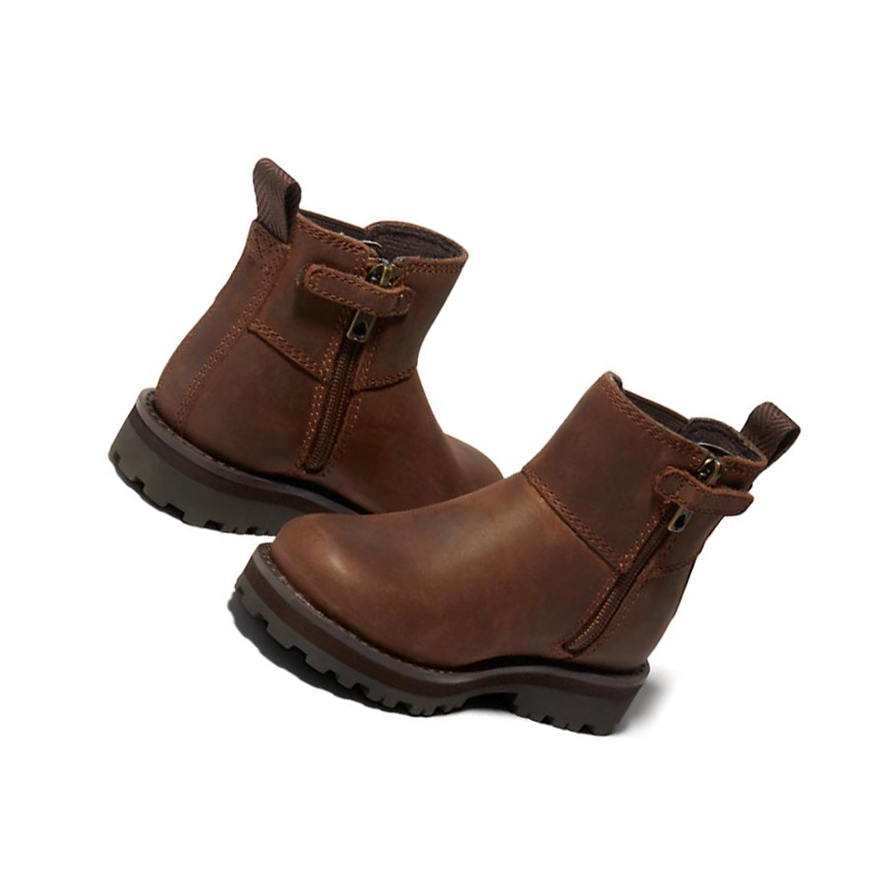 Botines Chelsea Timberland Courma Kid Niños Marrones Oscuro | ES-PDFKO01