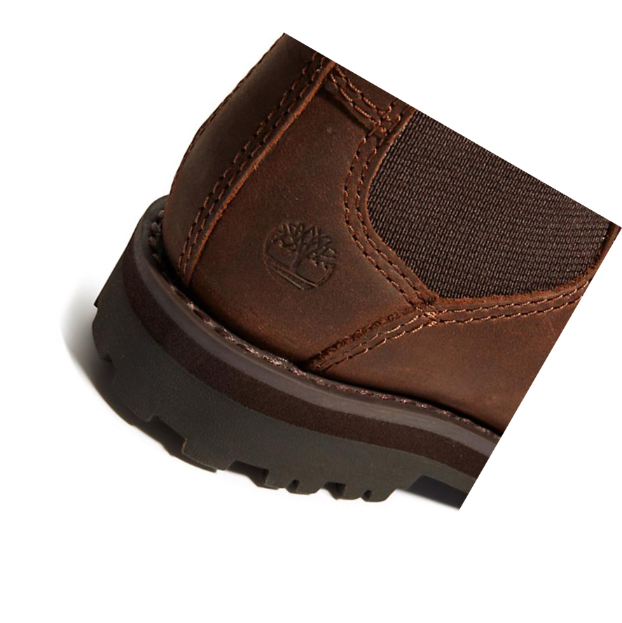 Botines Chelsea Timberland Courma Kid Niños Marrones Oscuro | ES-PDFKO01