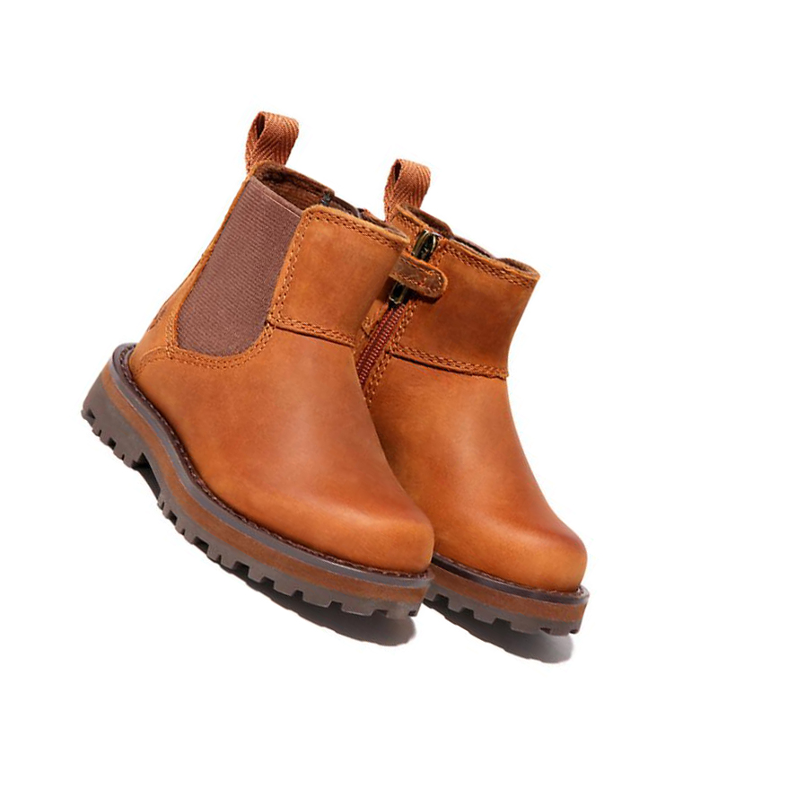 Botines Chelsea Timberland Courma Kid Niños Marrones | ES-QDLHT97