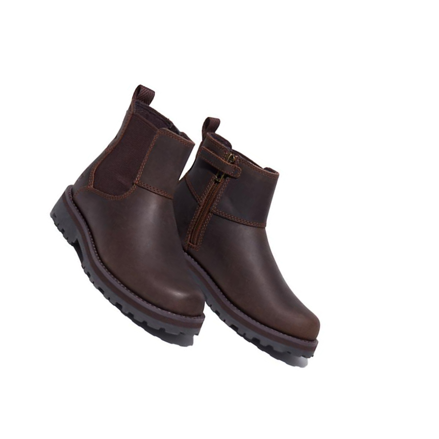 Botines Chelsea Timberland Courma Kid Niños Marrones Oscuro | ES-WICXS95