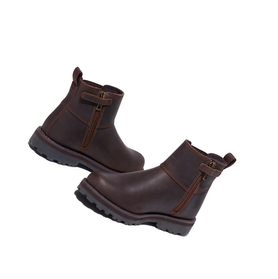 Botines Chelsea Timberland Courma Kid Niños Marrones Oscuro | ES-WICXS95