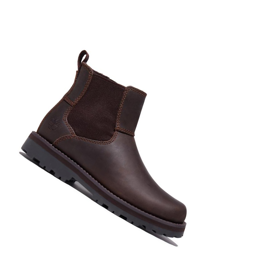 Botines Chelsea Timberland Courma Kid Niños Marrones Oscuro | ES-WICXS95