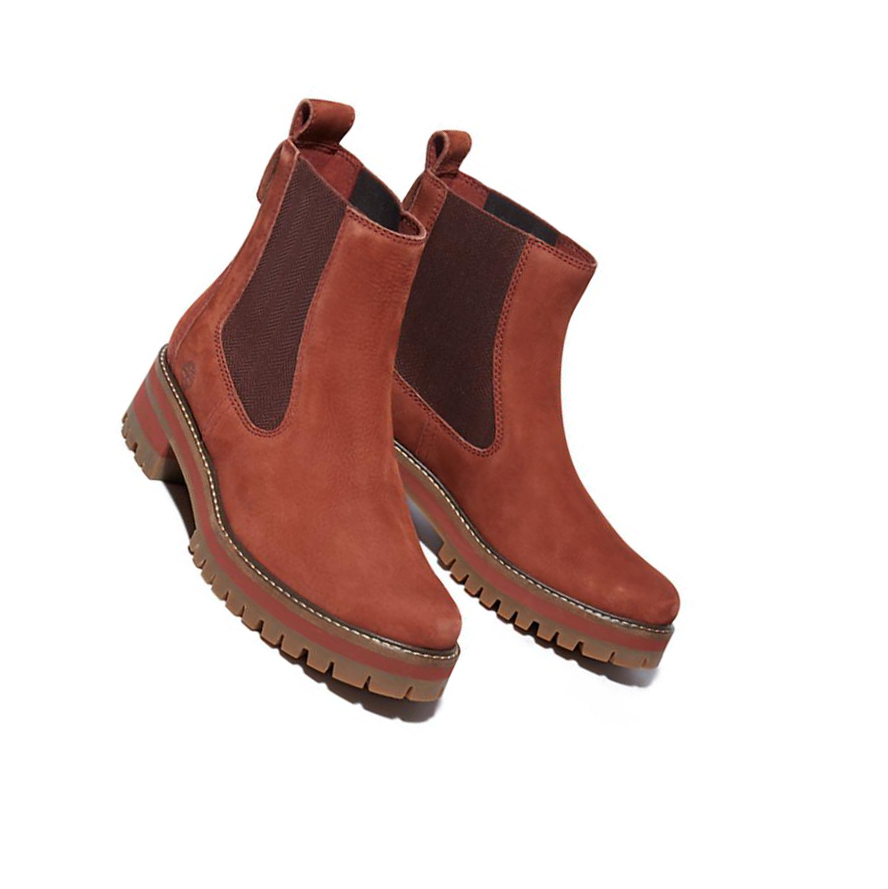 Botines Chelsea Timberland Courmayeur Mujer Marrones | ES-HODJM78