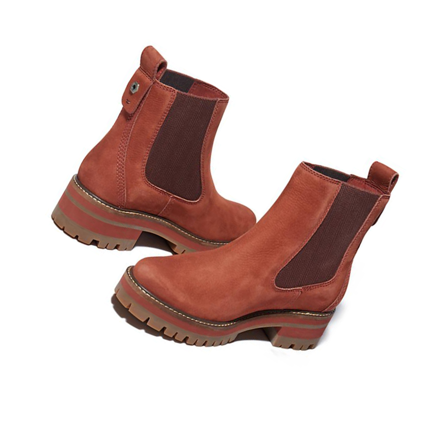 Botines Chelsea Timberland Courmayeur Mujer Marrones | ES-HODJM78