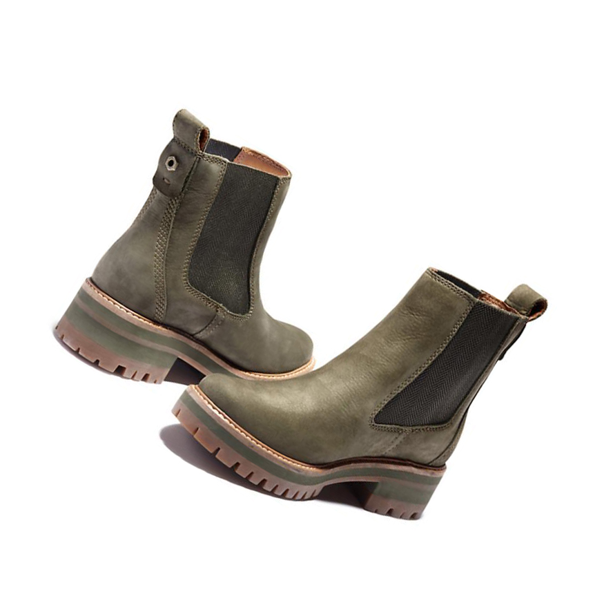 Botines Chelsea Timberland Courmayeur Valley s Mujer Verde | ES-IAWPZ91