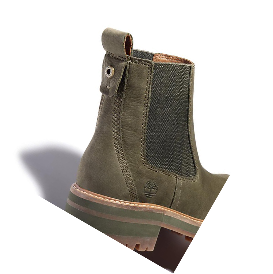 Botines Chelsea Timberland Courmayeur Valley s Mujer Verde | ES-IAWPZ91