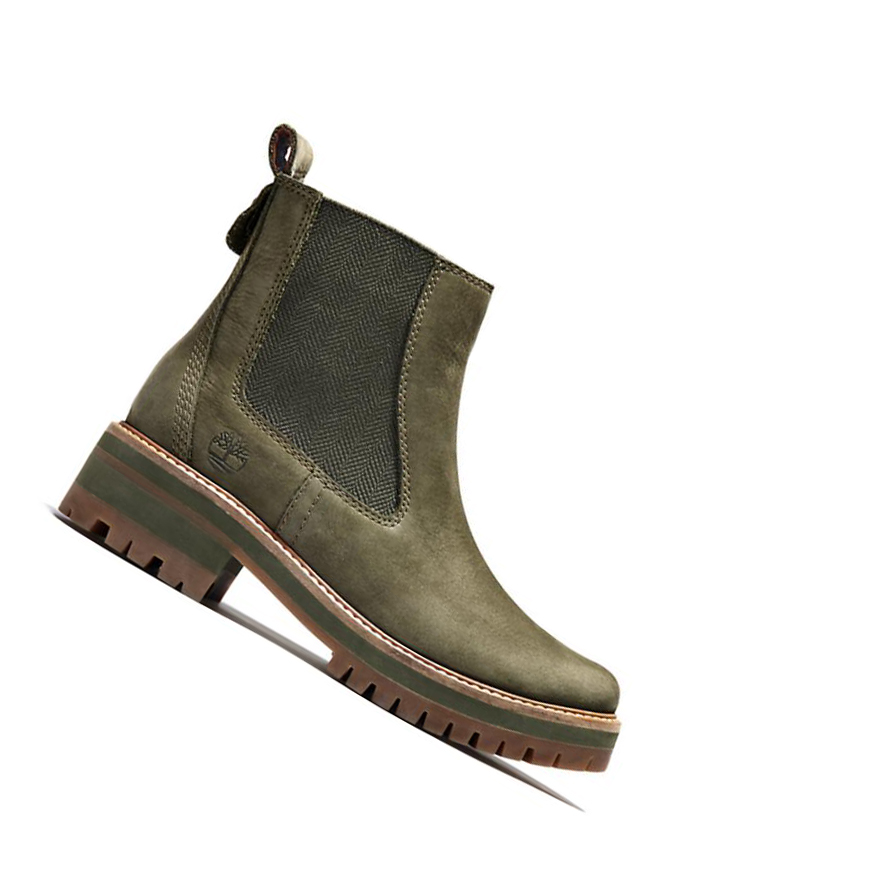 Botines Chelsea Timberland Courmayeur Valley s Mujer Verde | ES-IAWPZ91