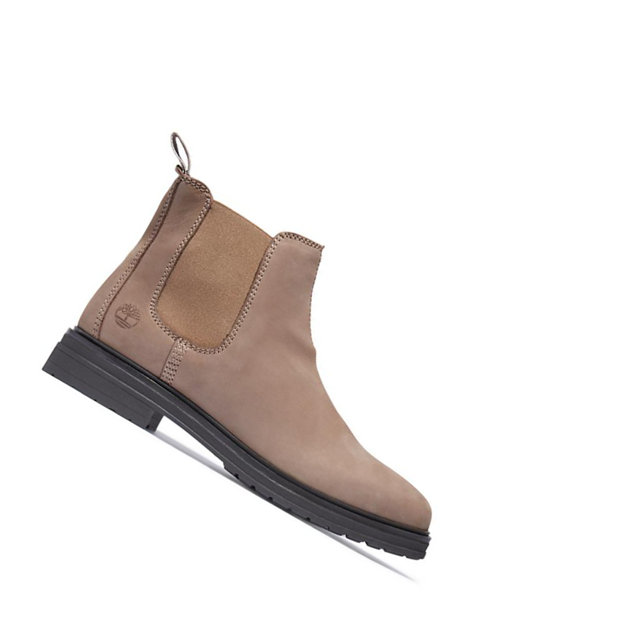 Botines Chelsea Timberland Hannover Hill Mujer Beige | ES-LHAIY89