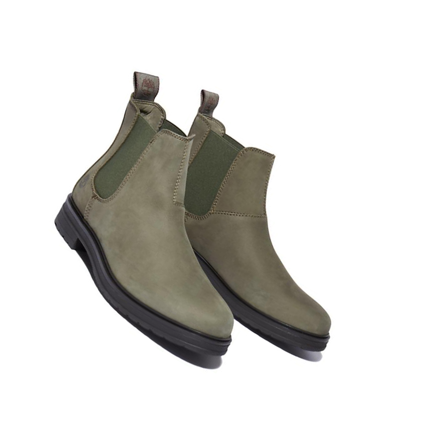 Botines Chelsea Timberland Hannover Hill Mujer Verde Oscuro | ES-UODXQ18