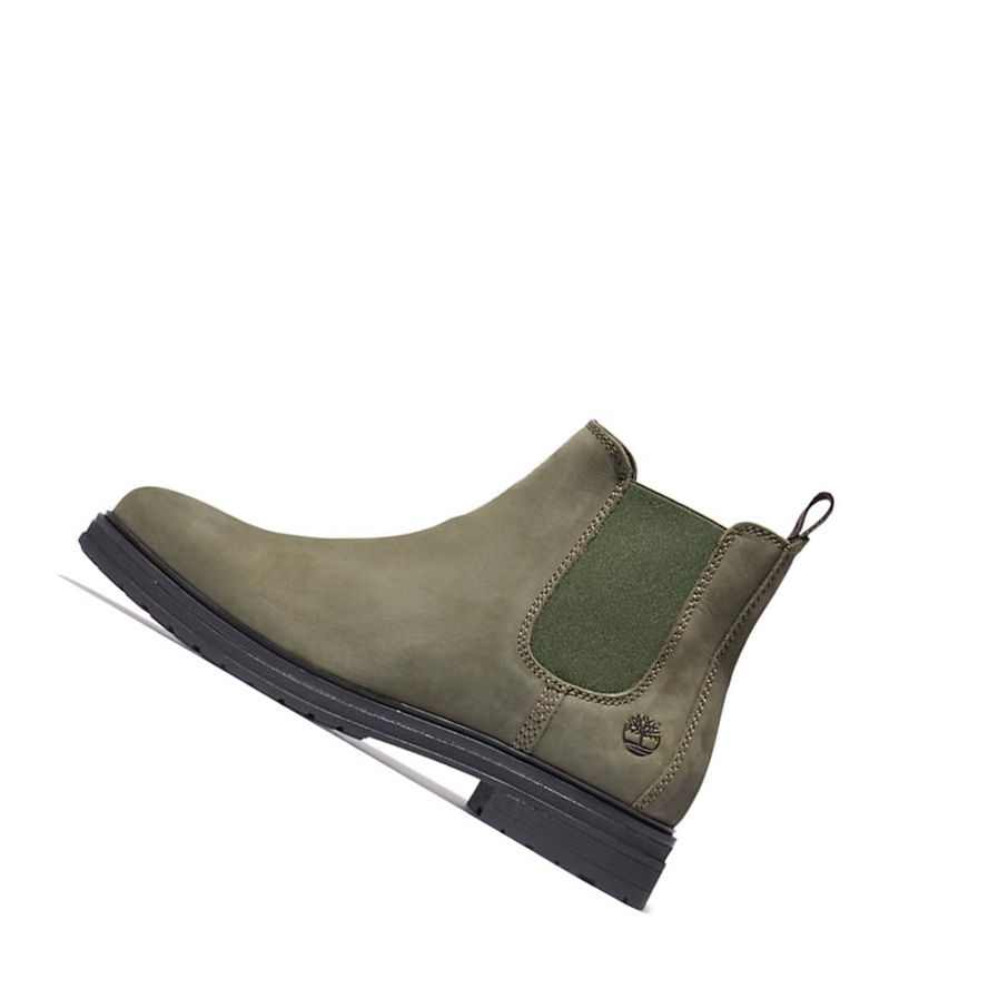 Botines Chelsea Timberland Hannover Hill Mujer Verde Oscuro | ES-UODXQ18