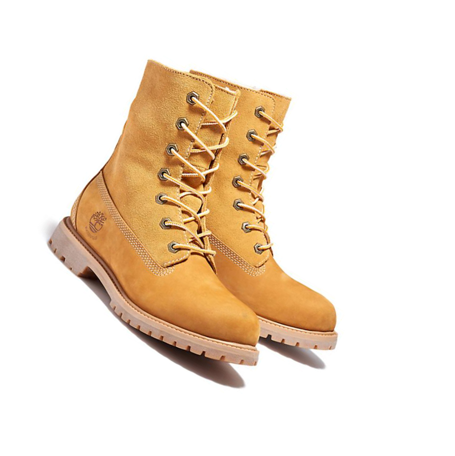 Botines Timberland Authentic Fold-over Mujer Amarillo | ES-NEMVO59