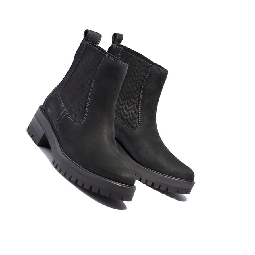 Botines Timberland Courmayeur Chelsea Mujer Negras | ES-HSECD79