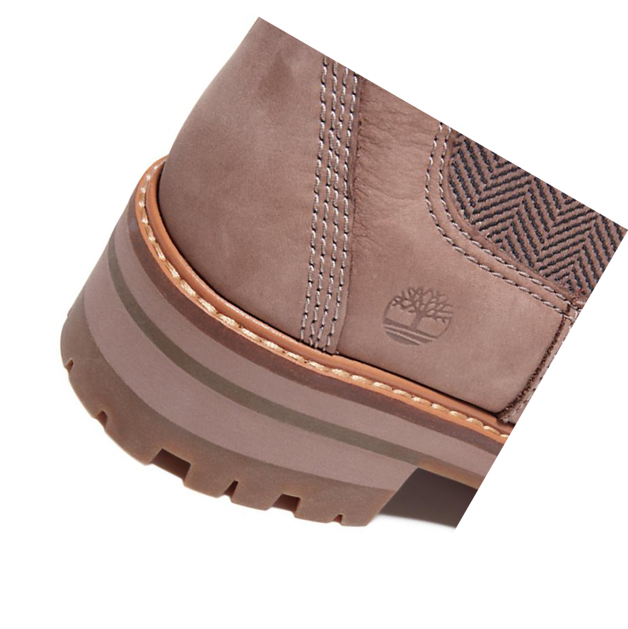 Botines Timberland Courmayeur Chelsea Mujer Taupe | ES-QTODK08