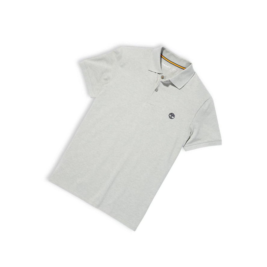 Camisa Polo Timberland Merrymeeting River Hombre Gris | ES-JLDPW21