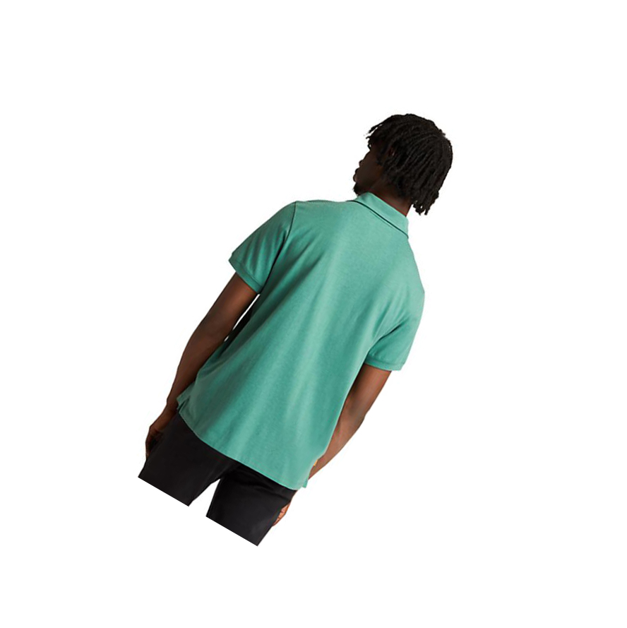 Camisa Polo Timberland Re-Comodidad EK+ Hombre Verde | ES-WZYPL56