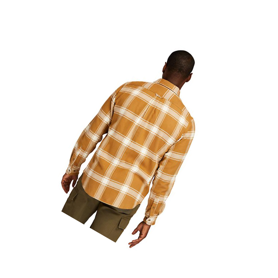 Camisas Timberland Heavy Flannel Checked Hombre Marrones | ES-KYZAC02