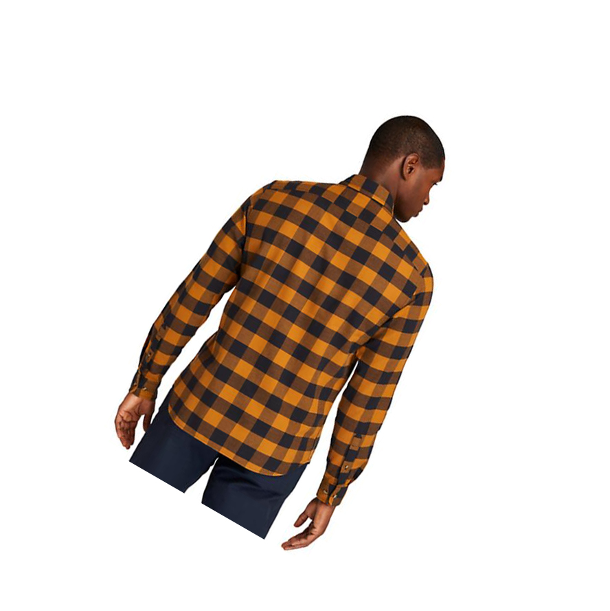 Camisas Timberland Mascoma River Checked Hombre Marrones | ES-SQOJG56