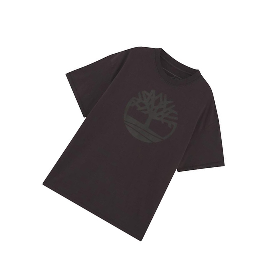 Camiseta Timberland Earthkeepers® by Raeburn All Gender Logo Hombre Gris Oscuro | ES-UIOVE69