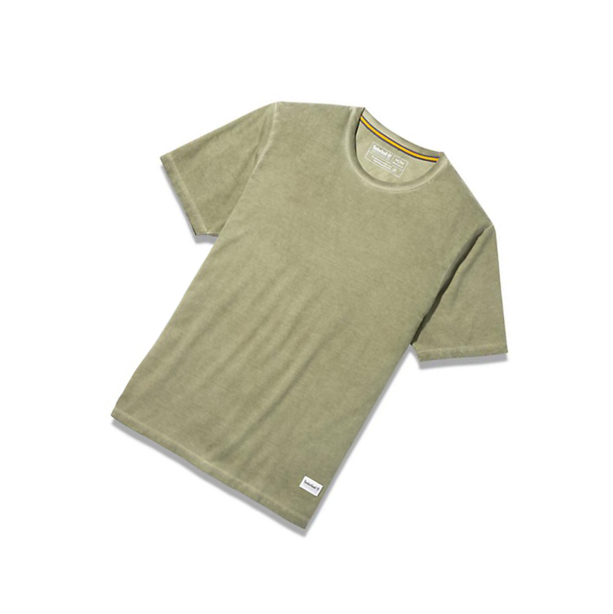 Camiseta Timberland Lamprey River Hombre Verde Oscuro | ES-NKUEX42